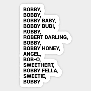 Bobby Baby Sticker